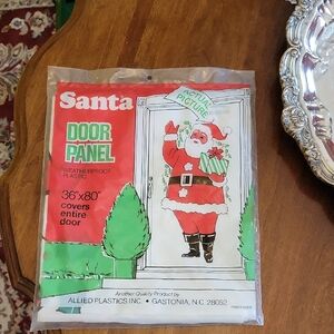 Vintage Santa Door Panel